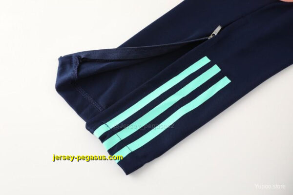 Ajax Navy Half Zipper Jacket+Long Pants