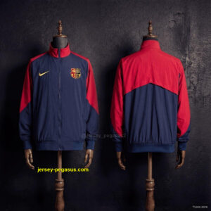2026 Barcelona Black Jacket Windbreaker