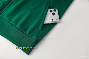 Algeria Dark Green Zipper Training Jacket Tracksuit + Long Pants (Adidas)