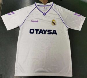 Real Madrid Home Retro Kit Vintage Shirt Soccer
