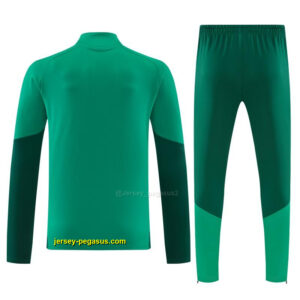 Algeria Green Half Zipper Jacket Tracksuit + Long Pants