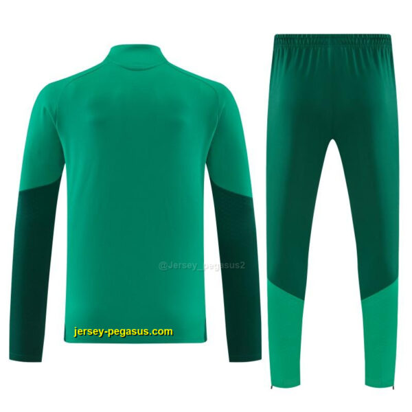 Algeria Green Half Zipper Jacket Tracksuit + Long Pants