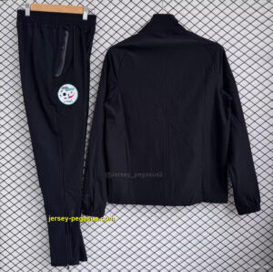 Algeria National Team Black Full zipper Jacket Tracksuit+ long pants