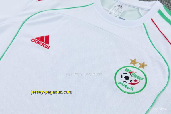 Algeria White Short Sleeve+Soccer Shorts