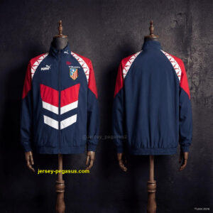 1996-97 Vintage Style Atletico Madrid Black Jacket Windbreaker