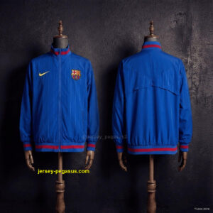 2026 Barcelona Blue Jacket Windbreaker