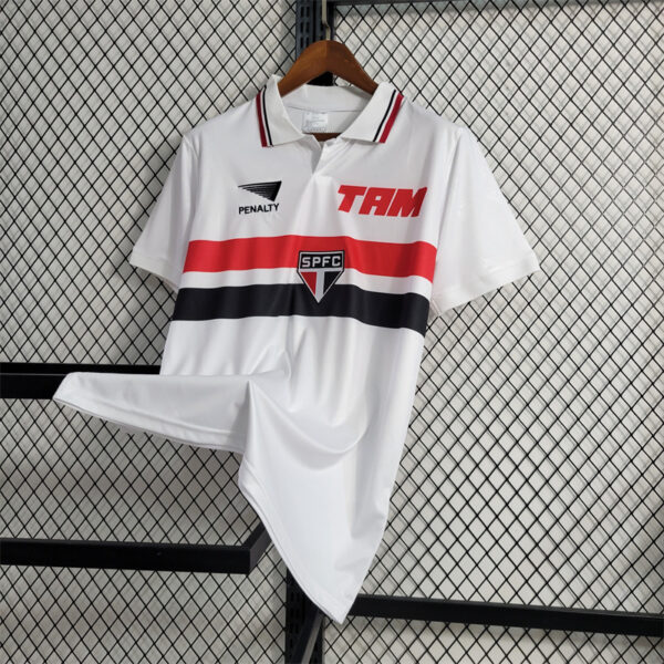 Retro Sao Paulo home Soccer Jerseys