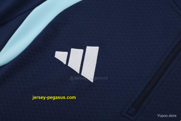 Argentina Navy Blue Half Zipper Jacket Tracksuit + Long Pants