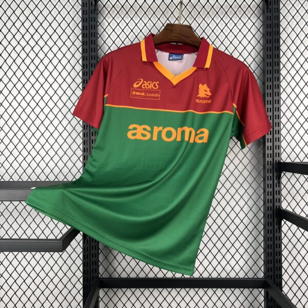 Roma Pre-Match Kit Retro Soccer T-Shirt