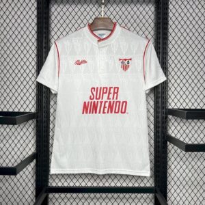 Sevilla Home Retro Kit Vintage Shirt Soccer