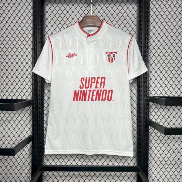 Sevilla Home Retro Kit Vintage Shirt Soccer