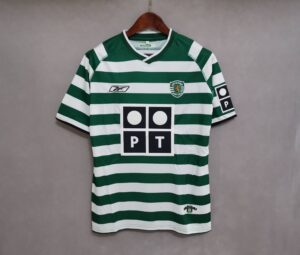Sporting Lisbon Home Retro Kit Vintage Shirt Football Jerseys