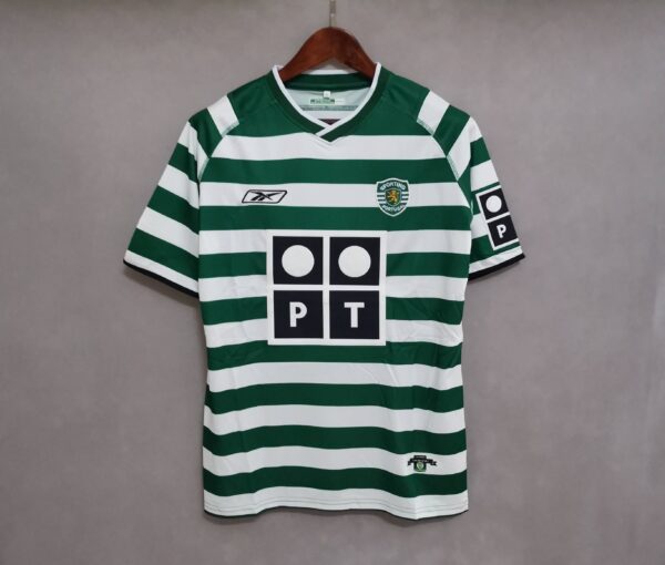 Sporting Lisbon Home Retro Kit Vintage Shirt Football Jerseys