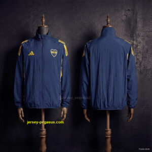 2026 Boca Juniors Black Jacket Windbreaker