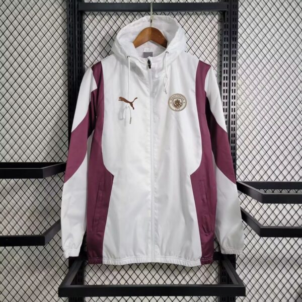 Windbreaker Manchester City White(1) Cheap Soccer Jerseys