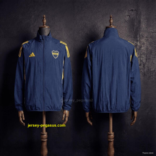 2026 Boca Juniors Black Jacket Windbreaker