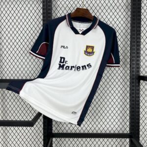 West Ham Away Retro Kit Vintage Shirt
