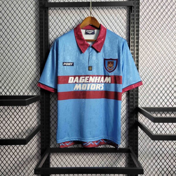 West Ham Away Retro Kit Vintage Shirt Sport