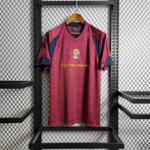 West Ham Iron Maiden Away Retro Kit Vintage Shirt Sport