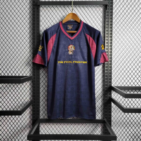 West Ham Iron Maiden Home Retro Kit Vintage Shirt Sport