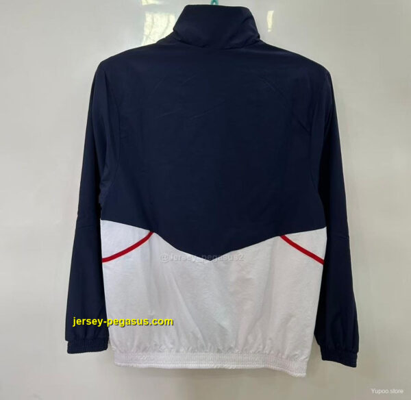 Arsenal Navy & White with Pink Stripes Windbreaker