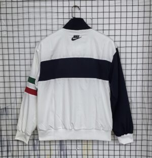 1996 Italy White Retro Windbreaker