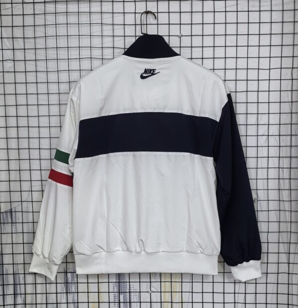 1996 Italy White Retro Windbreaker