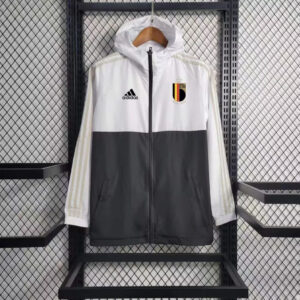 2023 Belgium Windbreaker black and white