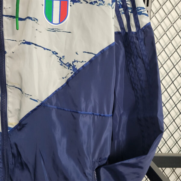 2023 Italy royal blue and white Windbreaker