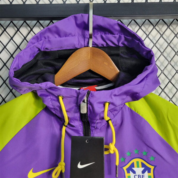 2023 Windbreaker Brazil black with purple and yellow