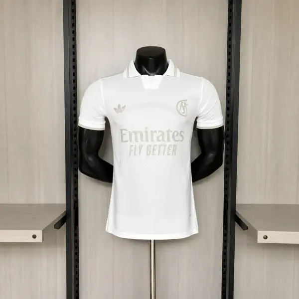 2026-27 Player Edition Real Madrid 125th Anniversary White Jersey