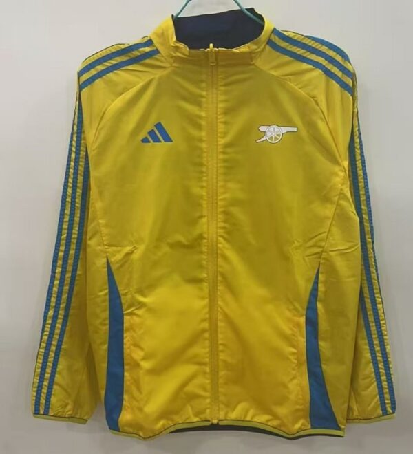 ASN blue yellow reversible Windbreaker