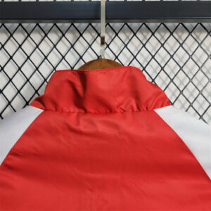 ASN red with white sleeves Windbreaker