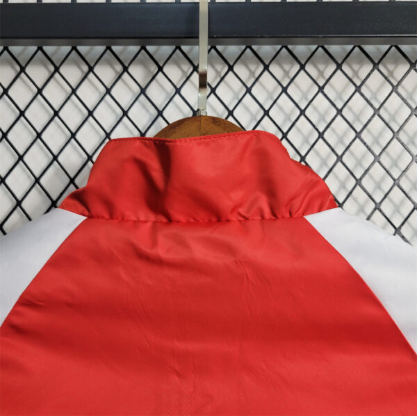 ASN red with white sleeves Windbreaker