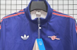 Arsenal Blue Retro Windbreaker