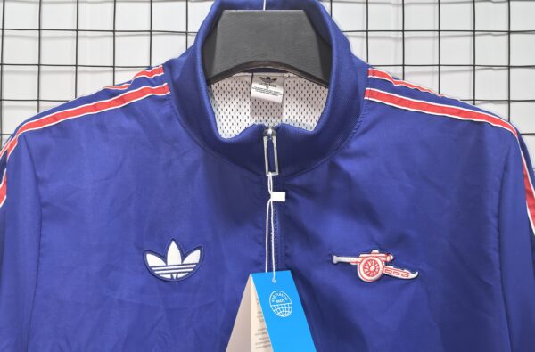 Arsenal Blue Retro Windbreaker