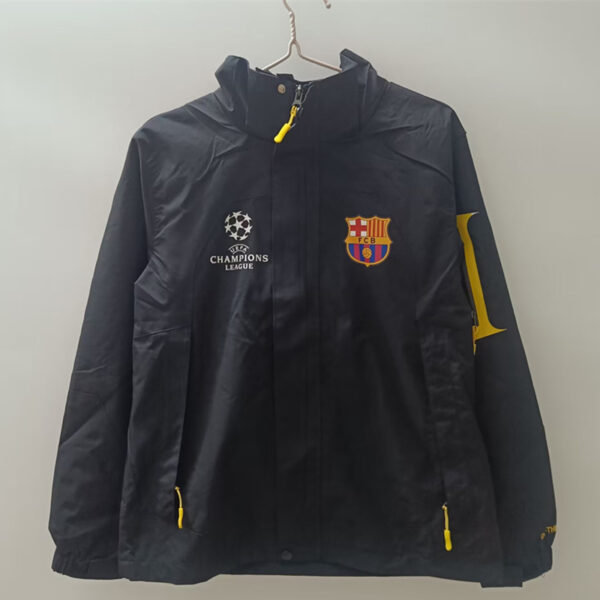 BAR Champion black windbreaker