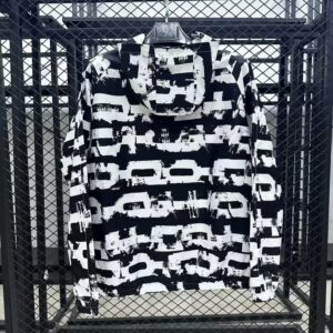 BAR black and white windbreaker