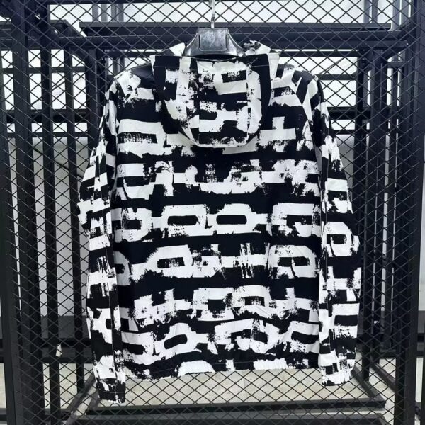 BAR black and white windbreaker