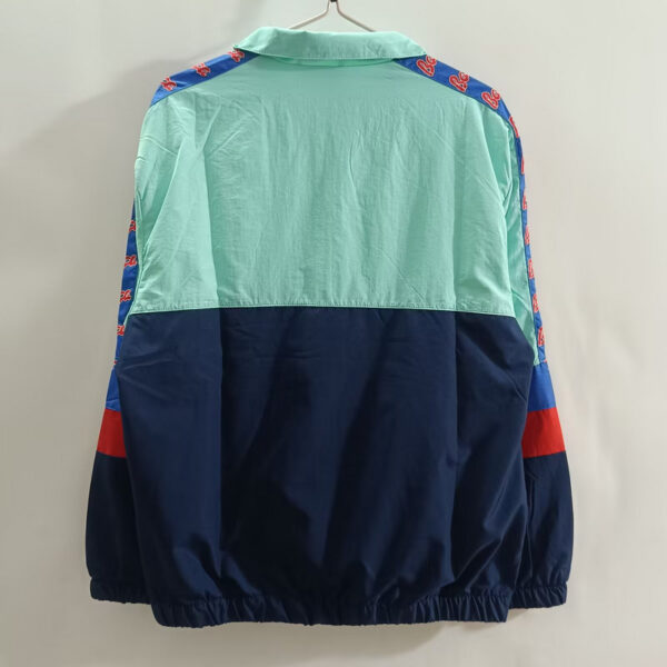 BAR retro blue green red Windbreaker