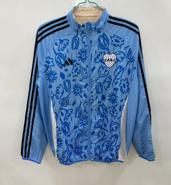 Boca blue beige Windbreaker