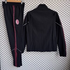AC Milan 2025-26 Black Windbreaker Suit