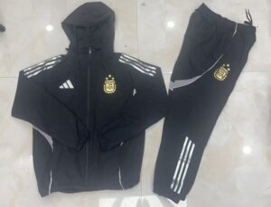 Argentina 2025-26 Black Windbreaker suit