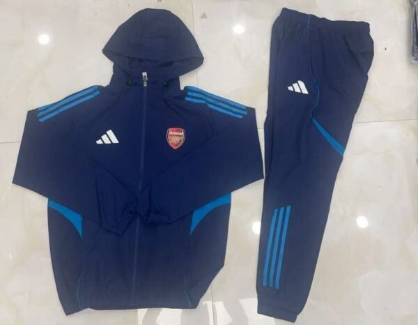 Arsenal 2025-26 Dark Blue Windbreaker suit