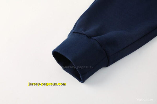 Barcelona 01 Royal Blue Hoodie Full Zipper Jacket+Long Pants