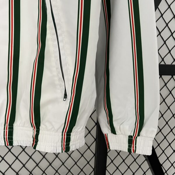BAR green white REVERSIBLE werindbreaker