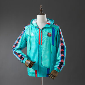 Barcelona 2025-26 Retro Model Blue Windbreaker
