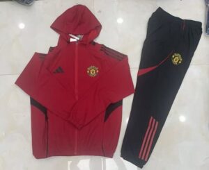 Manchester United 2025-26 Red Windbreaker suit