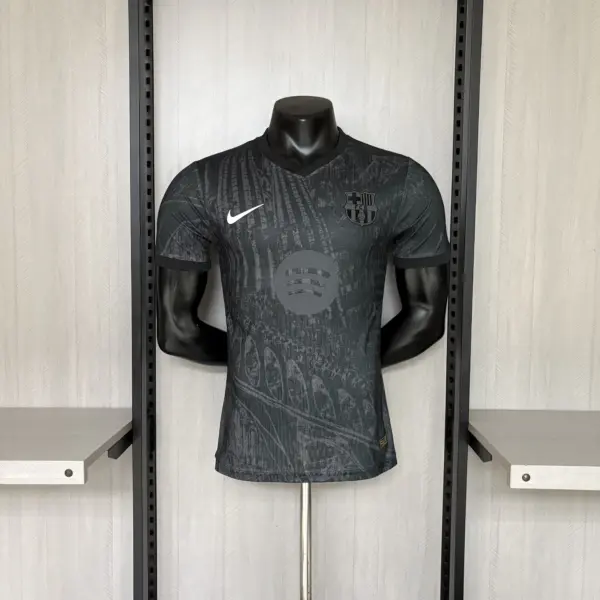 2026-27 Player Version Barcelona Black Jersey
