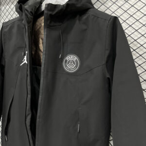 PSG Black Cotton Jacket